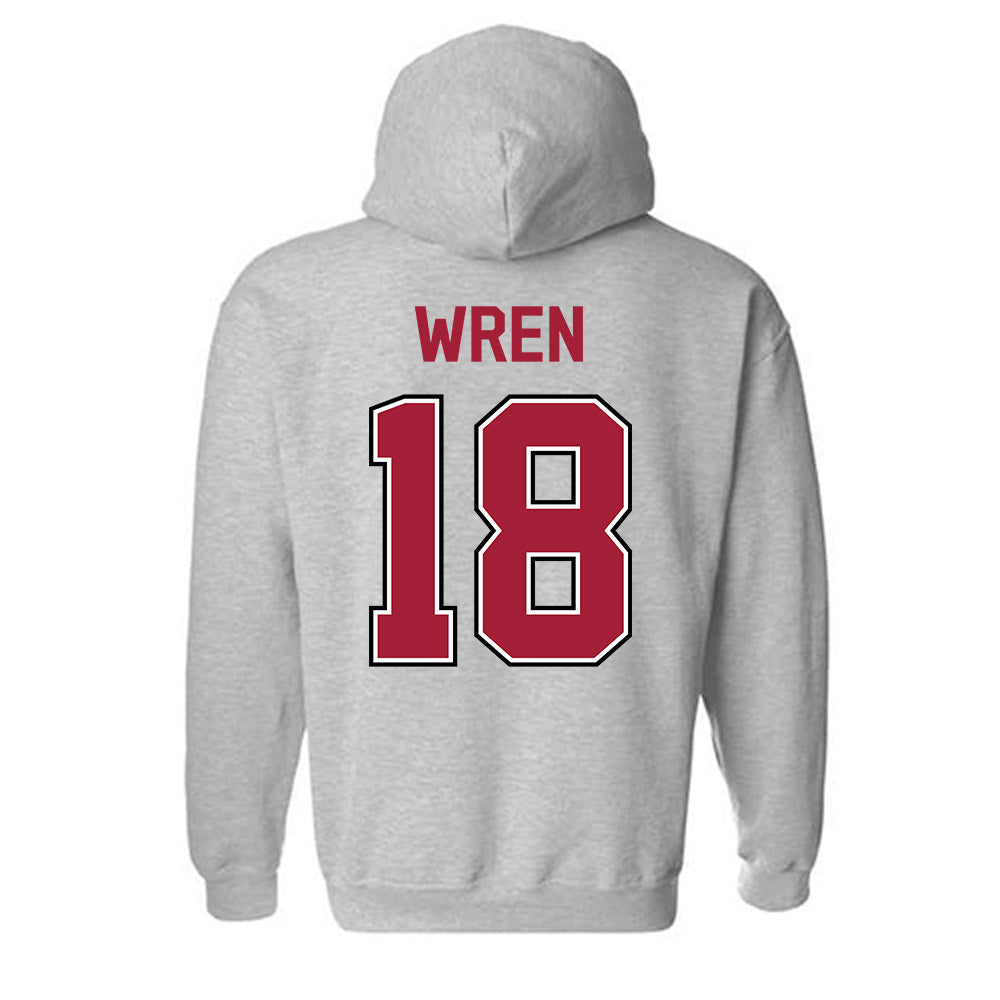Arkansas - NCAA Women's Soccer : Avery Wren - Classic Fashion Shersey Hooded Sweatshirt-1