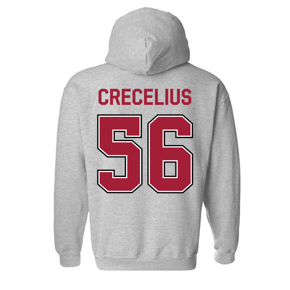 Arkansas - NCAA Baseball : Eli Crecelius - Classic Fashion Shersey Hooded Sweatshirt-1