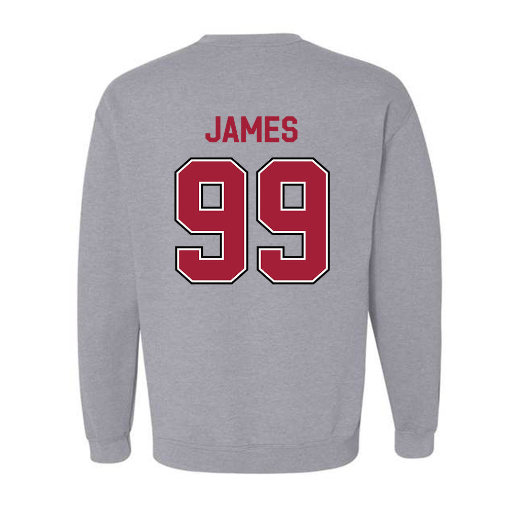 Arkansas - NCAA Football : Kaleb James - Classic Fashion Shersey Crewneck Sweatshirt-1