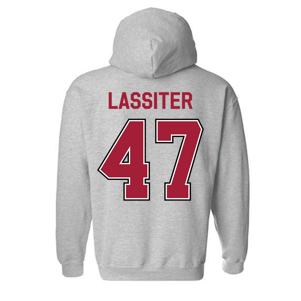 Arkansas - NCAA Football : Maddox Lassiter - Classic Fashion Shersey Hooded Sweatshirt-1