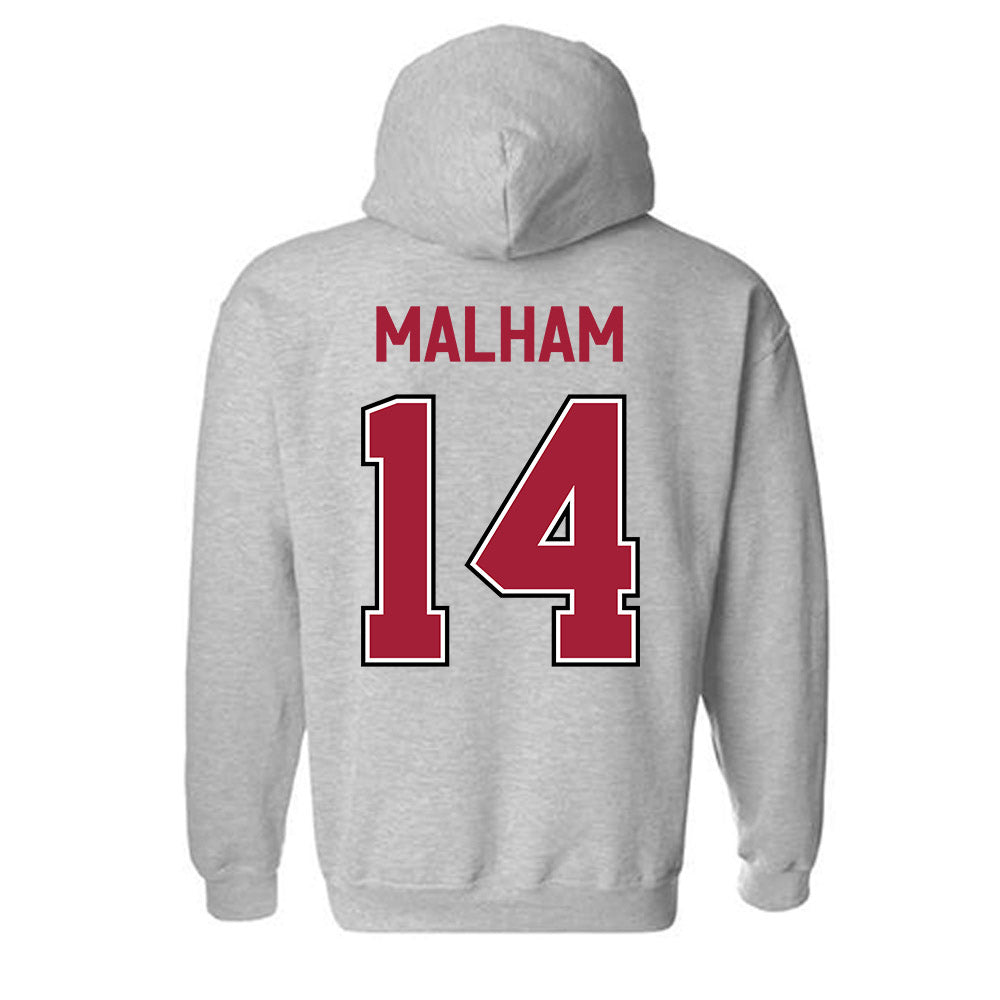 Arkansas - NCAA Women's Soccer : Makenzie Malham - Classic Fashion Shersey Hooded Sweatshirt-1