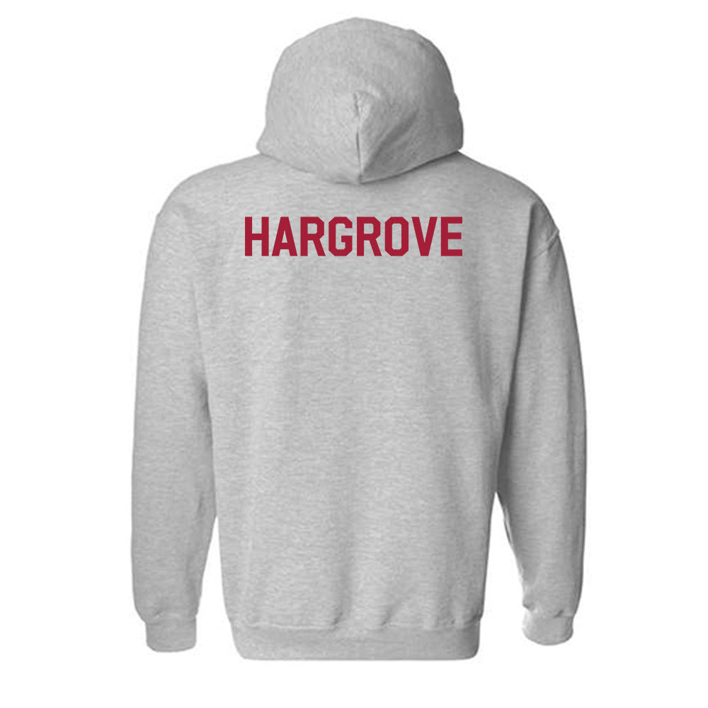 Arkansas - NCAA Men's Golf : Rex Hargrove - Classic Fashion Shersey Hooded Sweatshirt-1