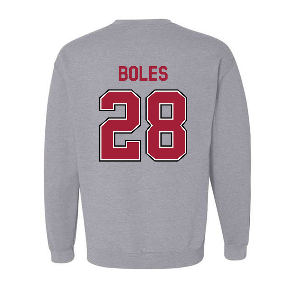 Arkansas - NCAA Baseball : Carson Boles - Classic Fashion Shersey Crewneck Sweatshirt-1