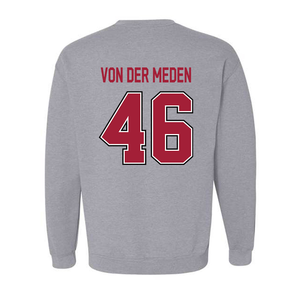 Arkansas - NCAA Football : Charlie von der Meden - Classic Fashion Shersey Crewneck Sweatshirt-1