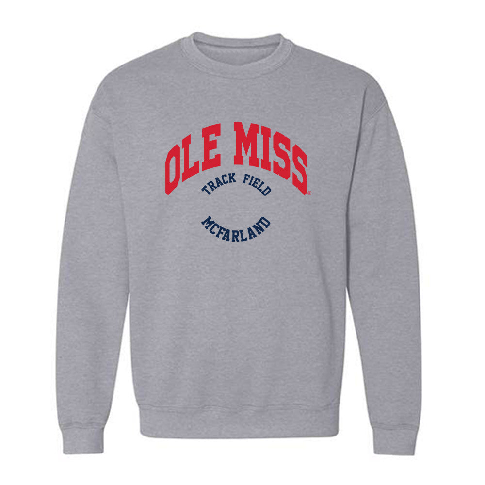 Ole Miss - NCAA Women's Track & Field : Katie McFarland - Classic Fashion Shersey Crewneck Sweatshirt-0
