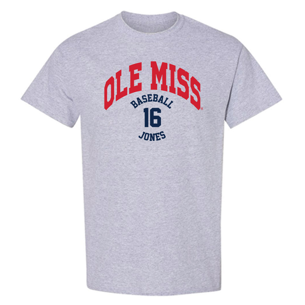 Ole Miss - NCAA Baseball : Brayden Jones - Classic Fashion Shersey T-Shirt-0