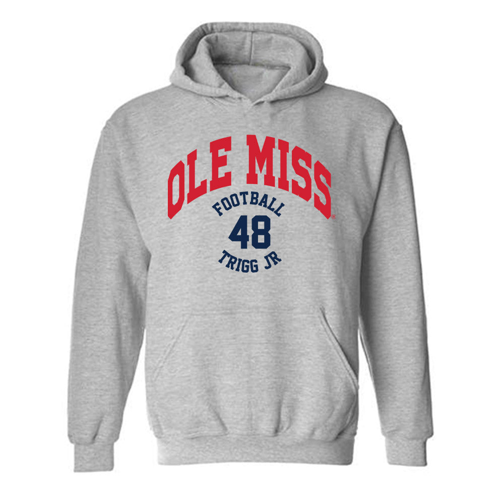 Ole Miss - NCAA Football : Mark Trigg Jr - Classic Fashion Shersey Hooded Sweatshirt-0