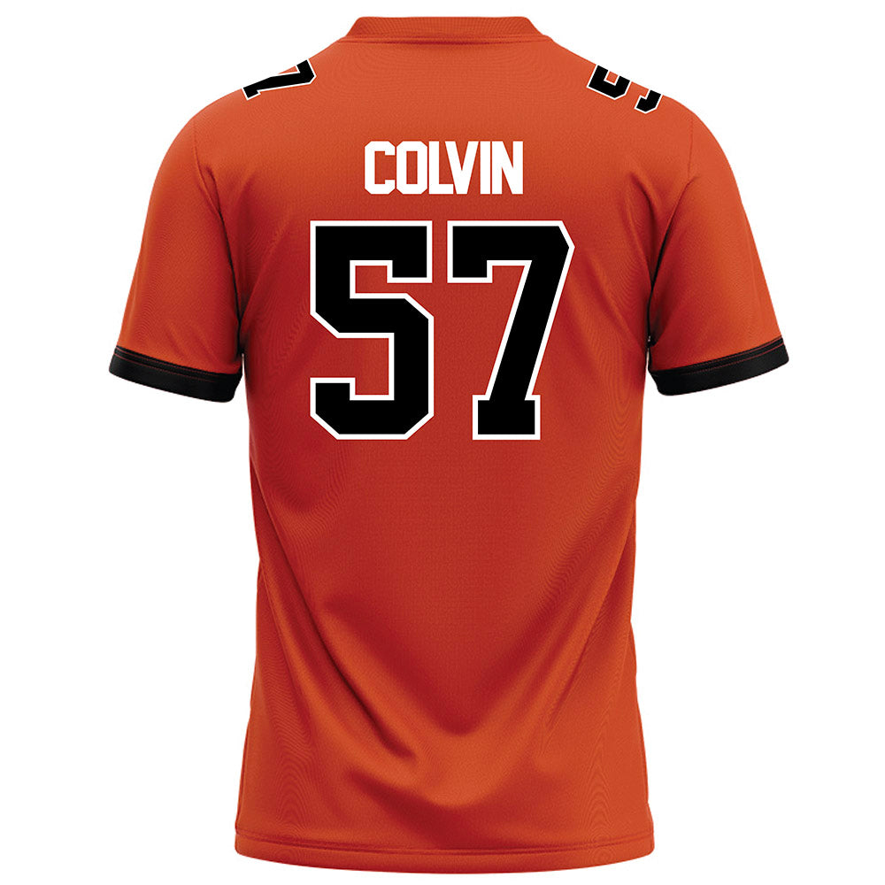 Campbell - NCAA Football : Jayden Colvin - Orange Football Jersey-1