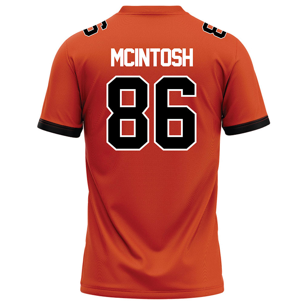 Campbell - NCAA Football : Adam McIntosh - Orange Football Jersey