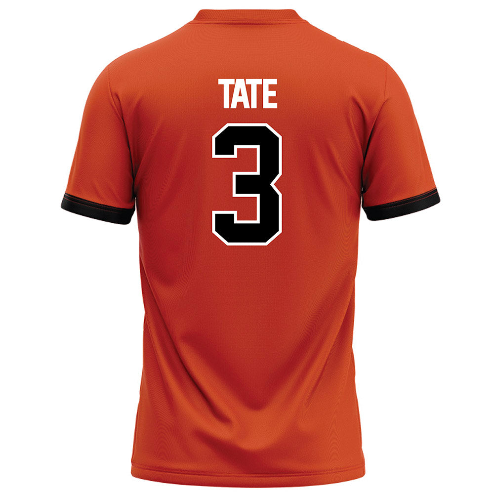 Campbell - NCAA Football : Barry Tate - Orange Football Jersey-1