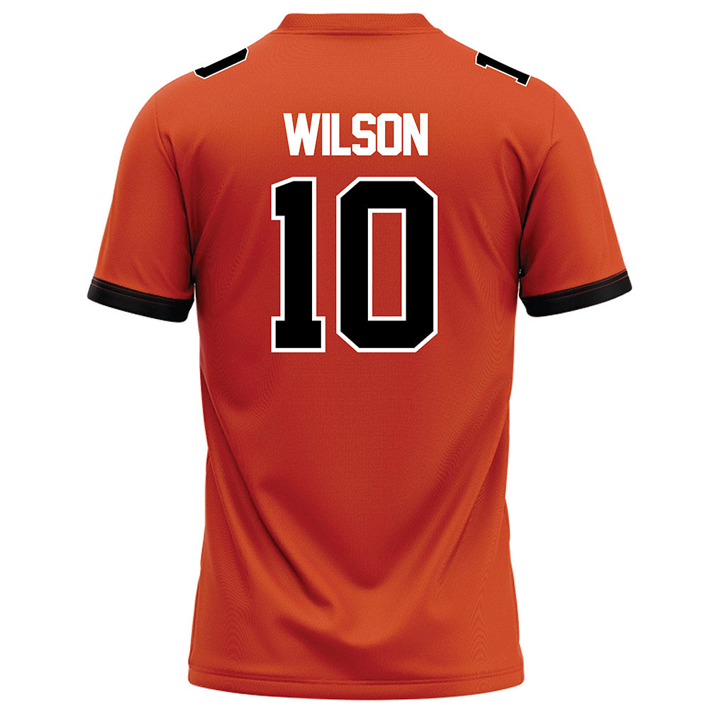 Campbell - NCAA Football : A’mari Wilson - Orange Football Jersey-1