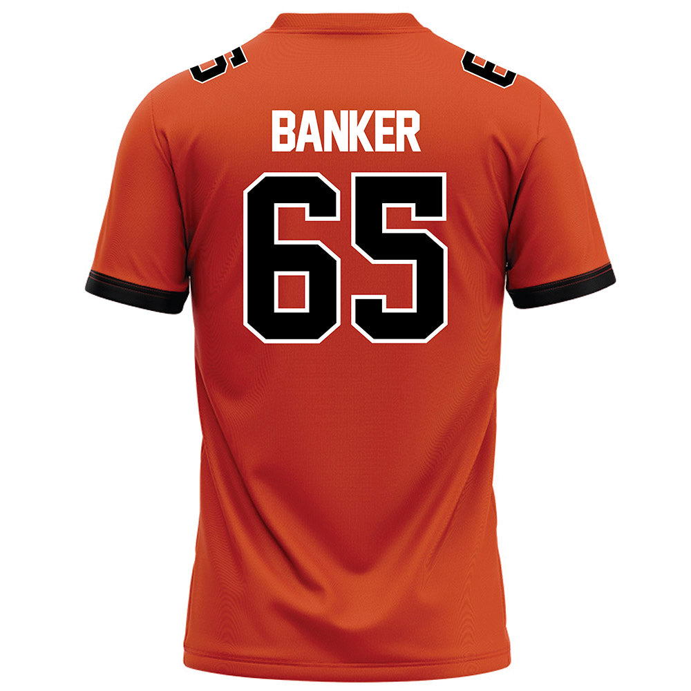 Campbell - NCAA Football : Carver Banker - Orange Football Jersey-1