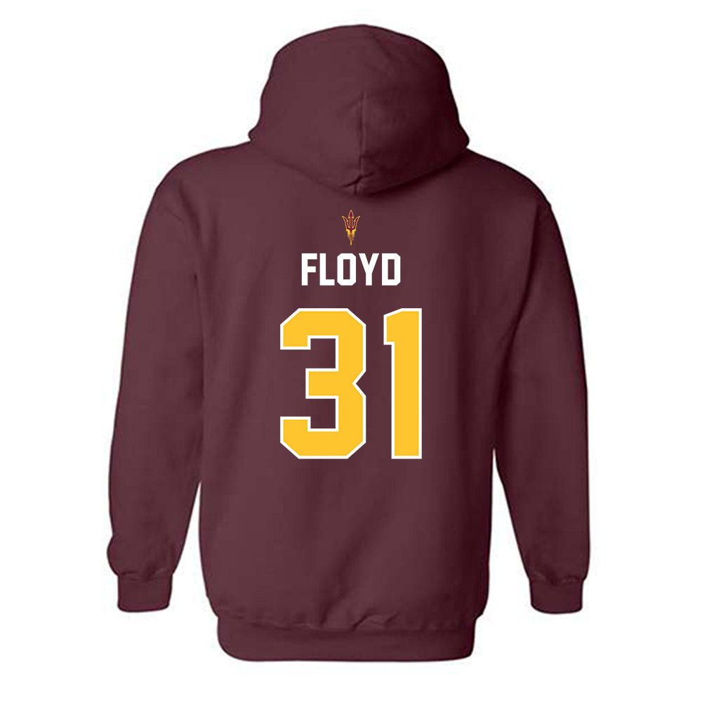 Arizona State - NCAA Football : Kanyon Floyd - Replica Shersey Hooded Sweatshirt