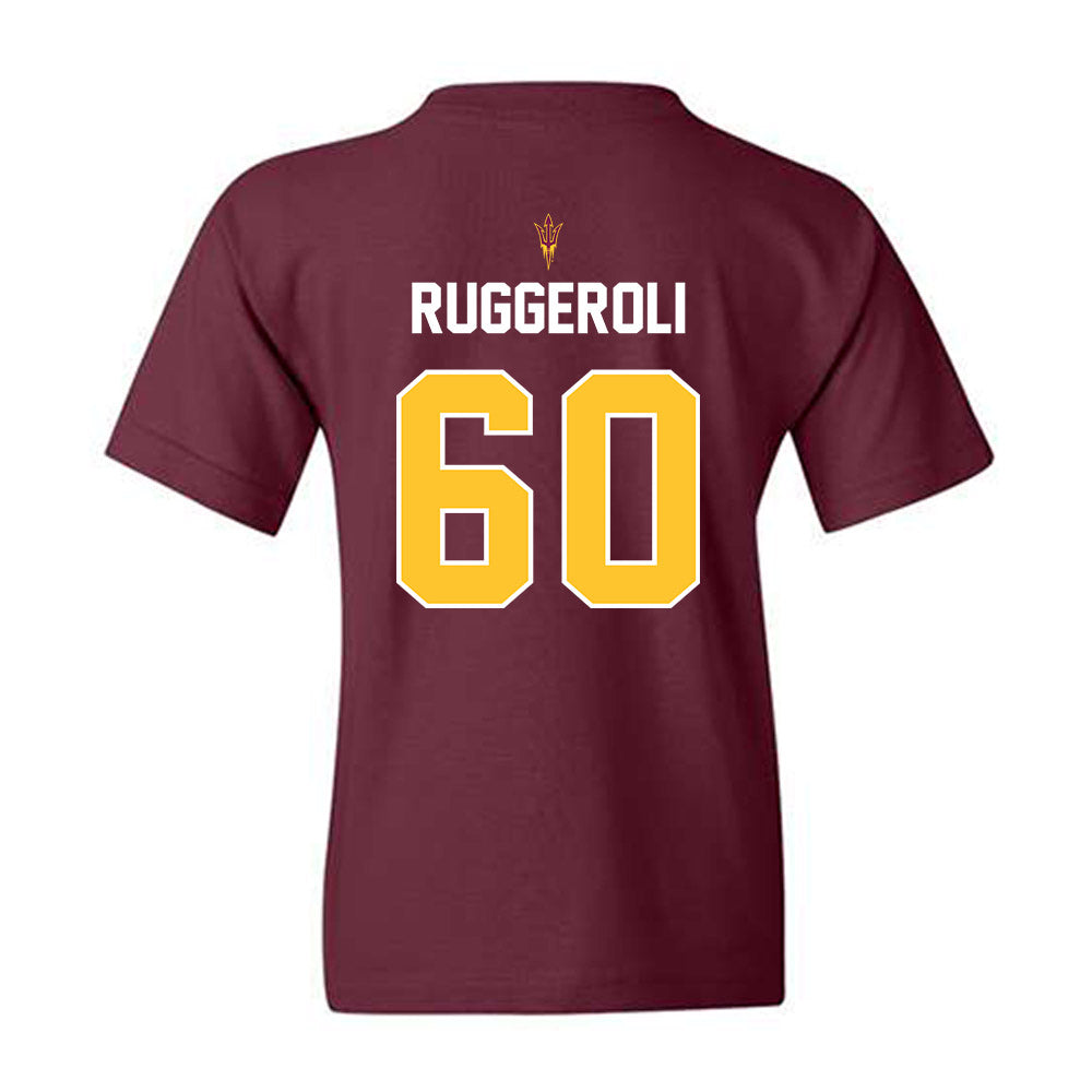 Arizona State - NCAA Football : Alexander Ruggeroli - Replica Shersey Youth T-Shirt-1