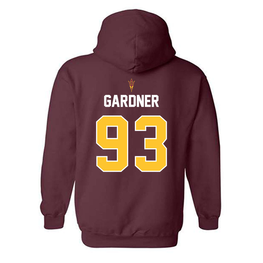 Arizona State - NCAA Football : My'Keil Gardner - Replica Shersey Hooded Sweatshirt-1