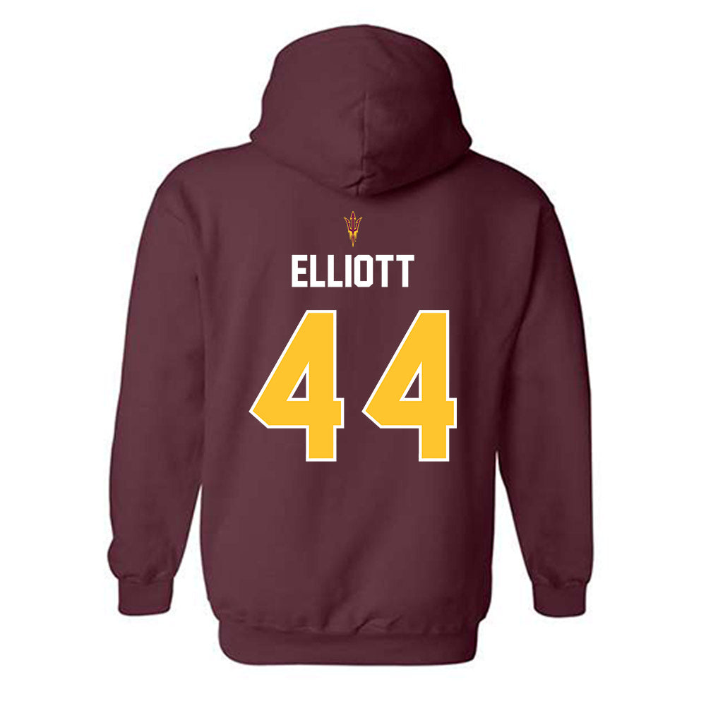 Arizona State - NCAA Football : Keyshaun Elliott - Replica Shersey Hooded Sweatshirt