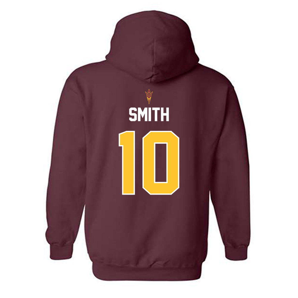 Arizona State - NCAA Football : Clayton Smith - Replica Shersey Hooded Sweatshirt-1