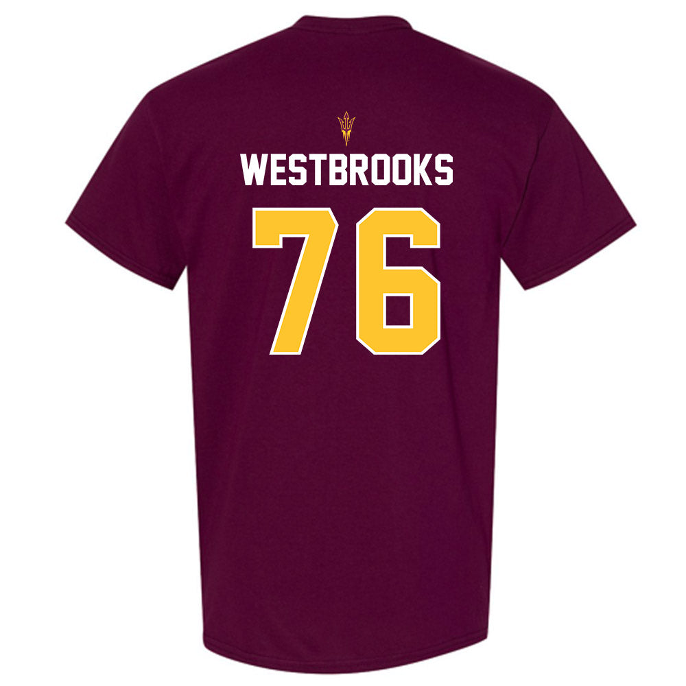 Arizona State - NCAA Football : Champ Westbrooks - Replica Shersey T-Shirt-1