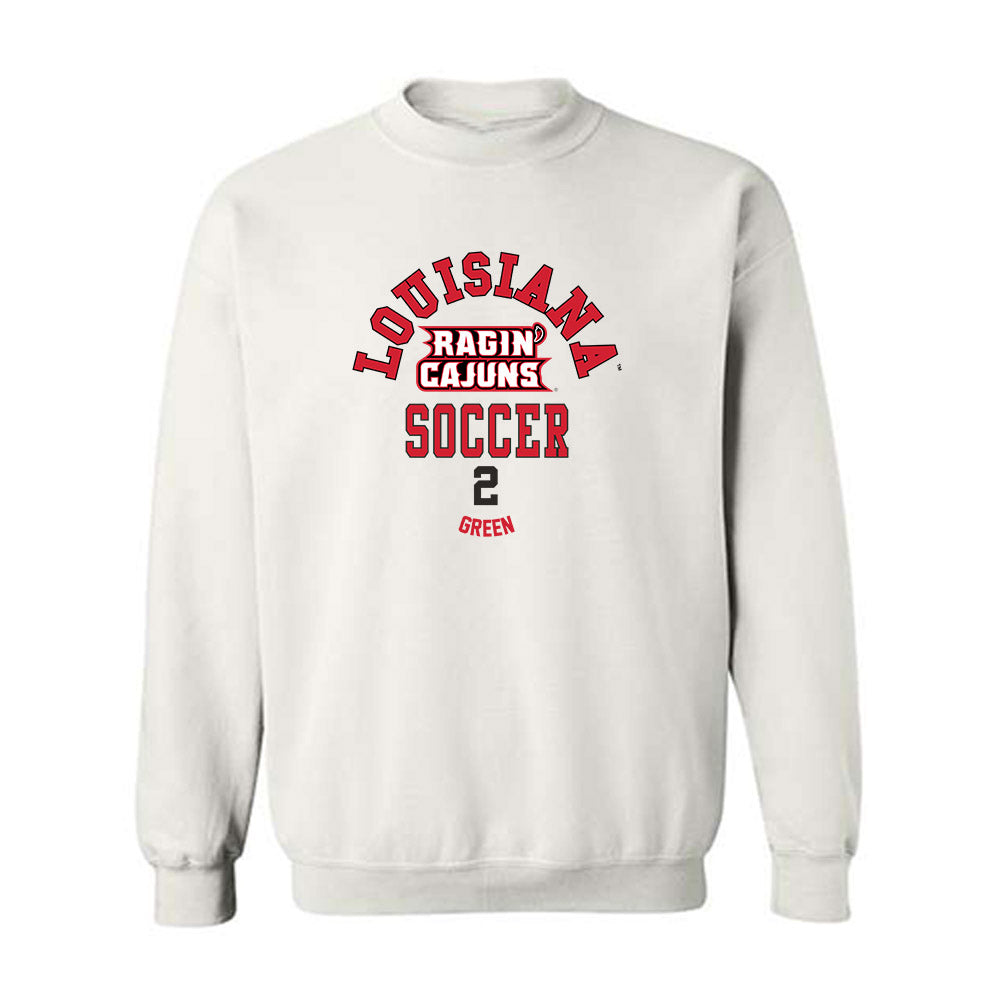 Louisiana - NCAA Women's Soccer : Kendal Green - Classic Fashion Shersey Crewneck Sweatshirt-0