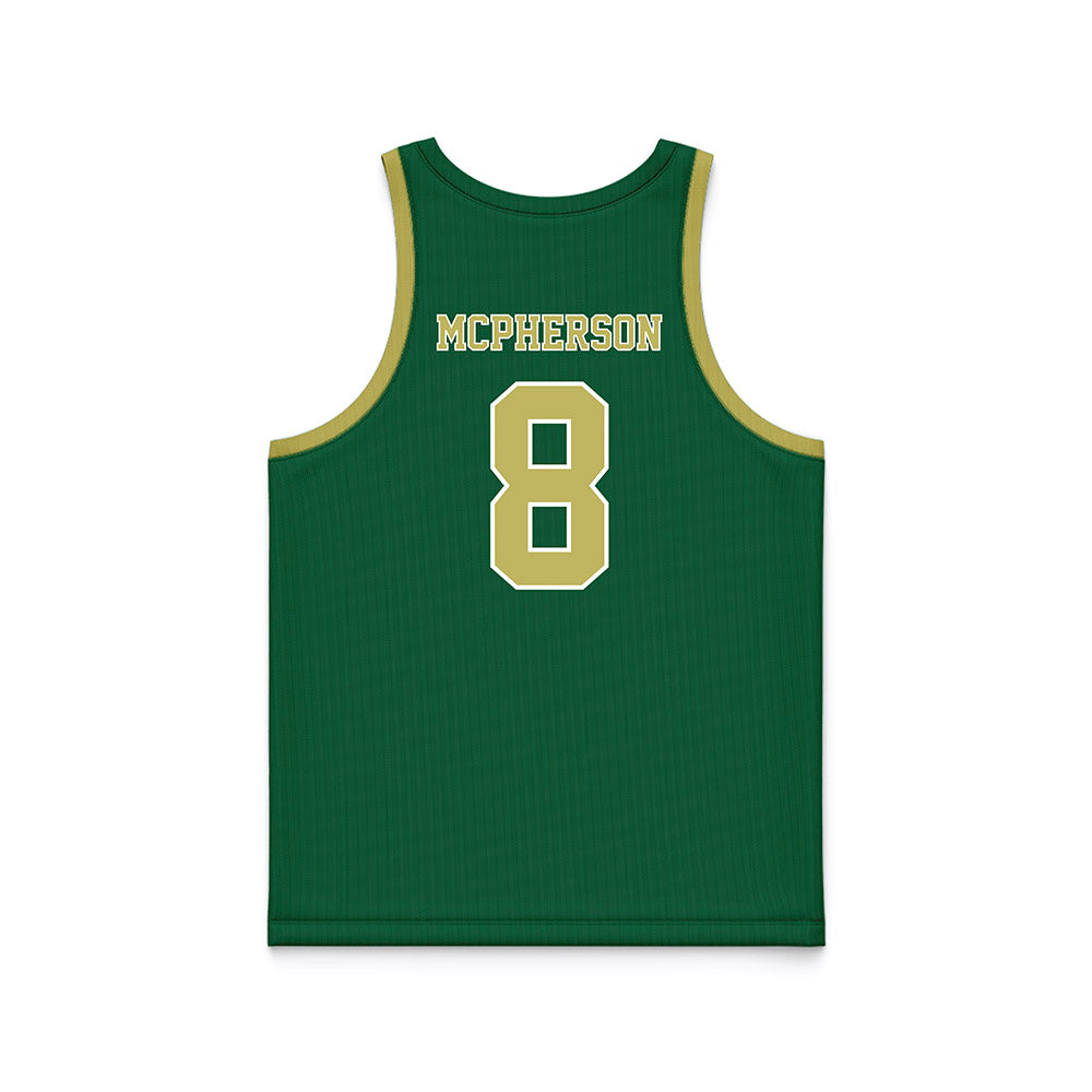 UAB - NCAA Men's Basketball : Quaran McPherson - Green Basketball Jersey-1