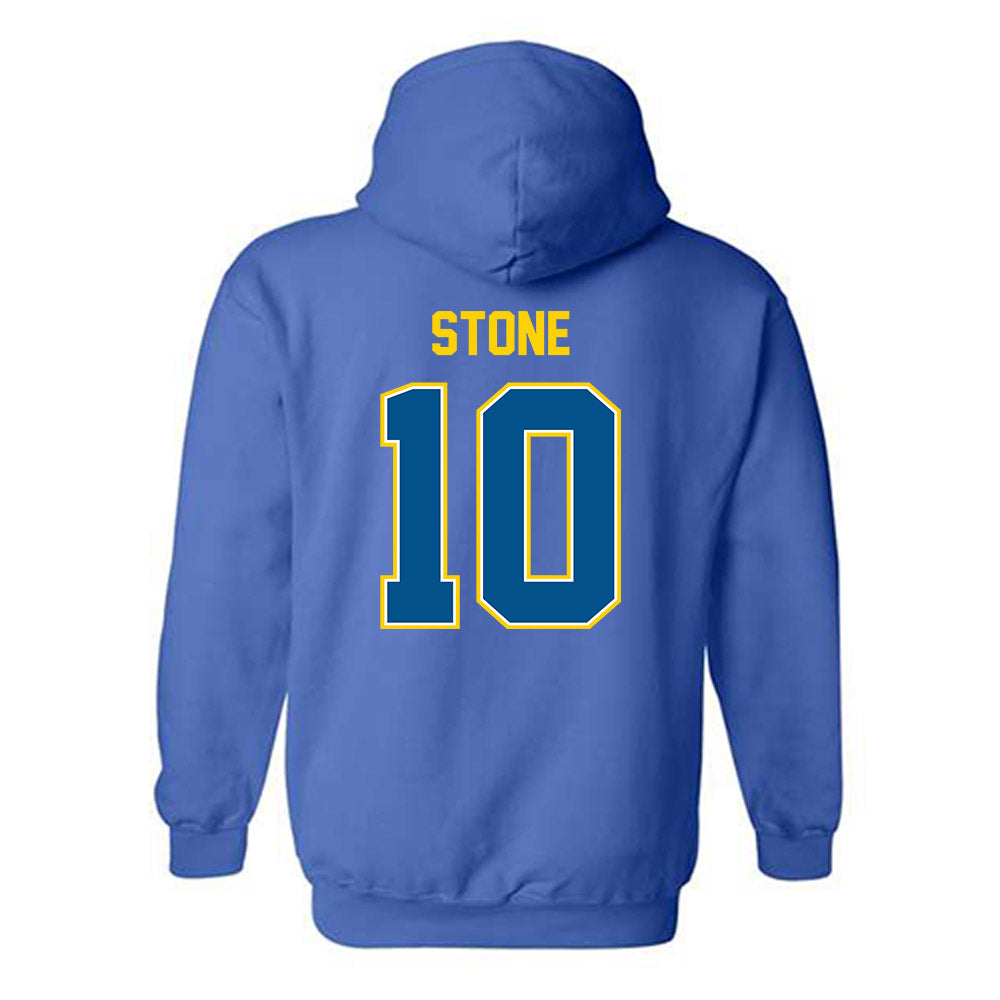Delaware - NCAA Women's Basketball : Elle Stone - Classic Fashion Shersey Hooded Sweatshirt-1