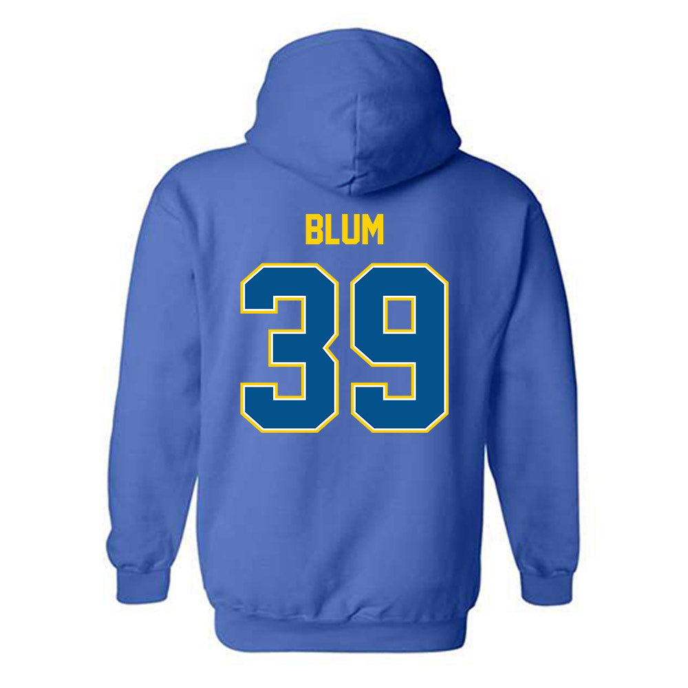 Delaware - NCAA Baseball : Brady Blum - Classic Fashion Shersey Hooded Sweatshirt-1