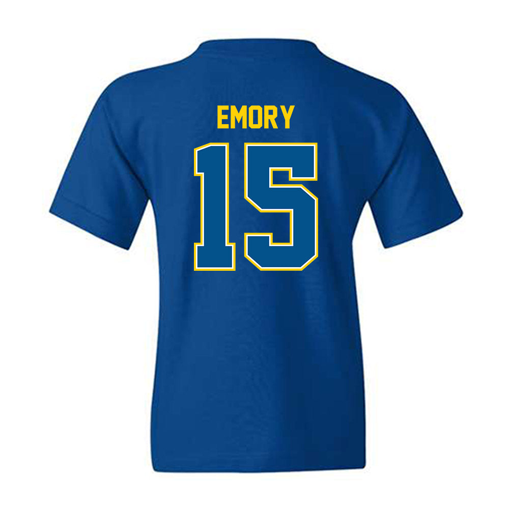 Delaware - NCAA Men's Basketball : Houston Emory - Classic Fashion Shersey Youth T-Shirt-1