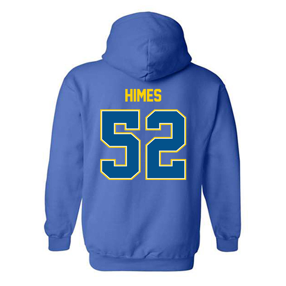 Delaware - NCAA Men's Lacrosse : Aidan Himes - Classic Fashion Shersey Hooded Sweatshirt-1