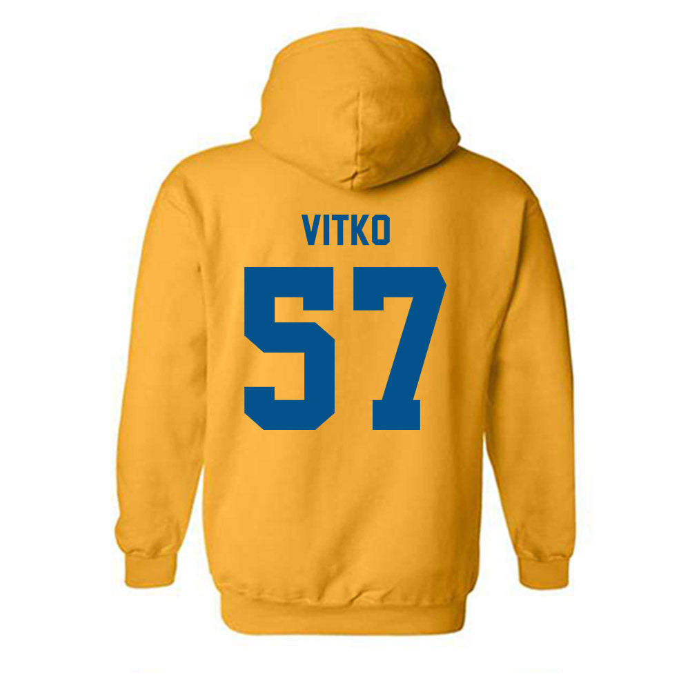 Delaware - NCAA Football : Noah Vitko - Classic Fashion Shersey Hooded Sweatshirt