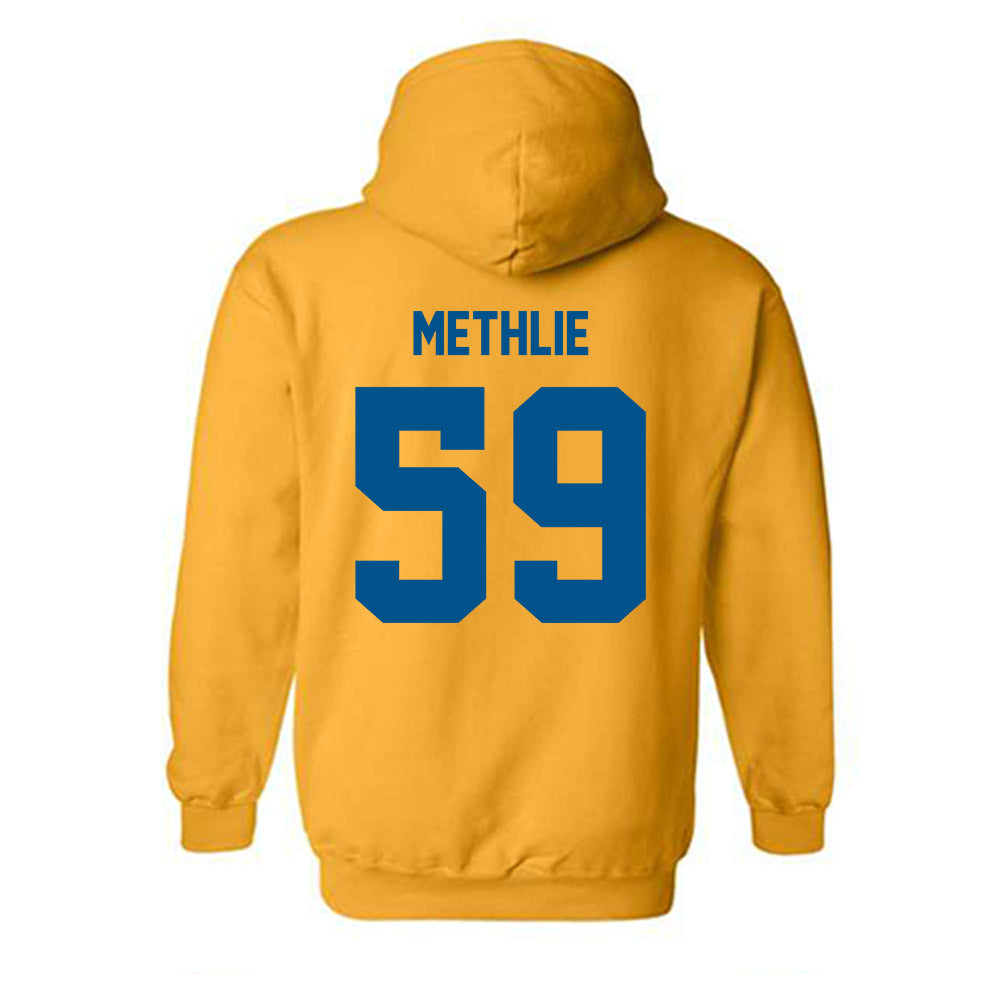 Delaware - NCAA Football : Patrick Methlie - Classic Fashion Shersey Hooded Sweatshirt-1