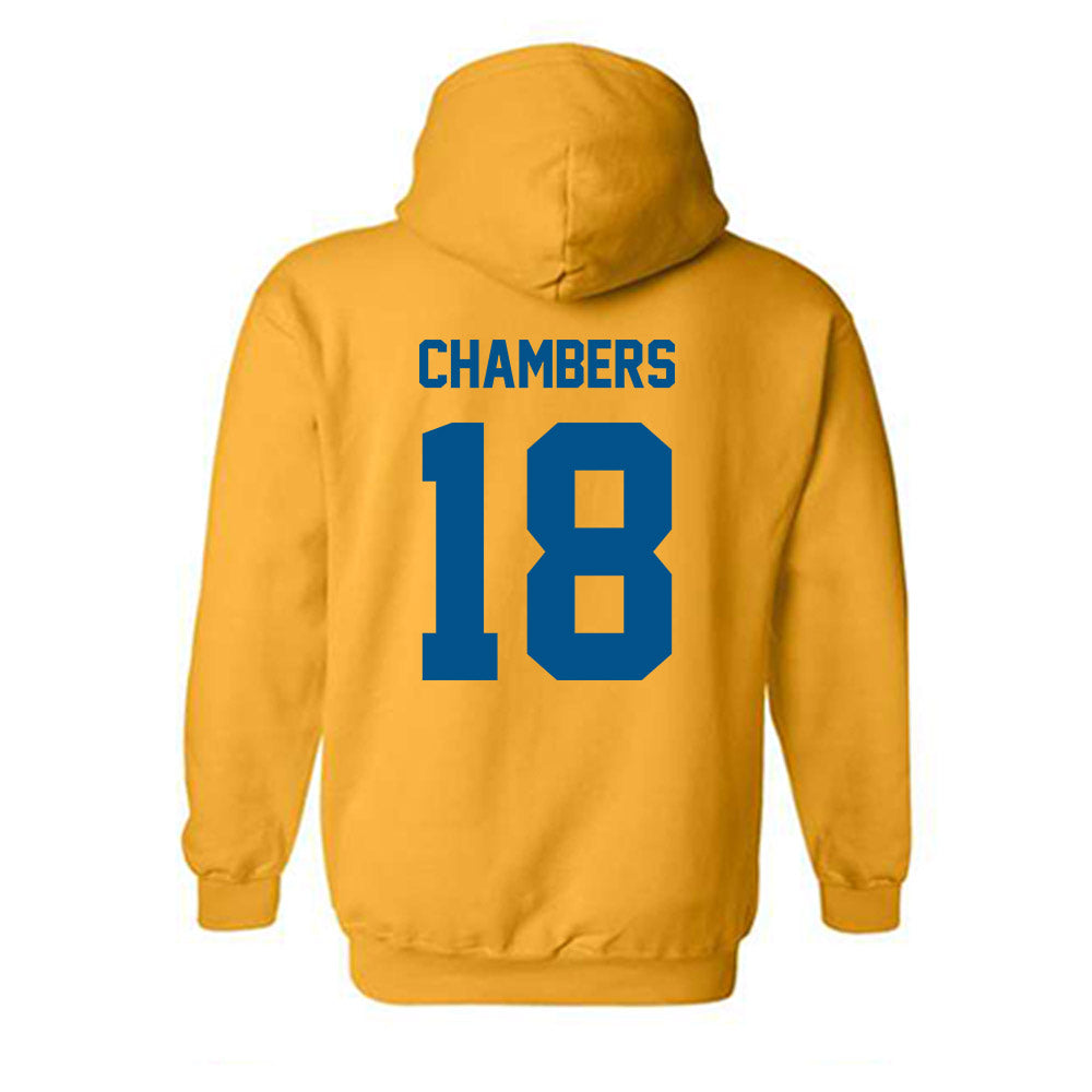 Delaware - NCAA Softball : Morgan Chambers - Classic Fashion Shersey Hooded Sweatshirt-1