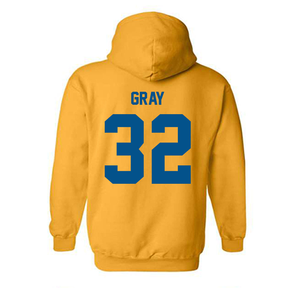 Delaware - NCAA Women's Volleyball : Jayda Gray - Classic Fashion Shersey Hooded Sweatshirt-1
