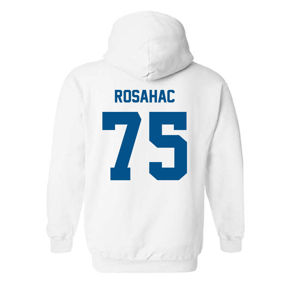 Delaware - NCAA Football : Noah Rosahac - Classic Fashion Shersey Hooded Sweatshirt-1