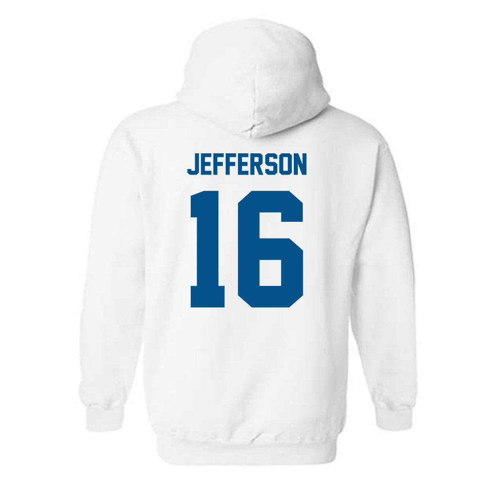 Delaware - NCAA Football : Noah Jefferson - Classic Fashion Shersey Hooded Sweatshirt-1