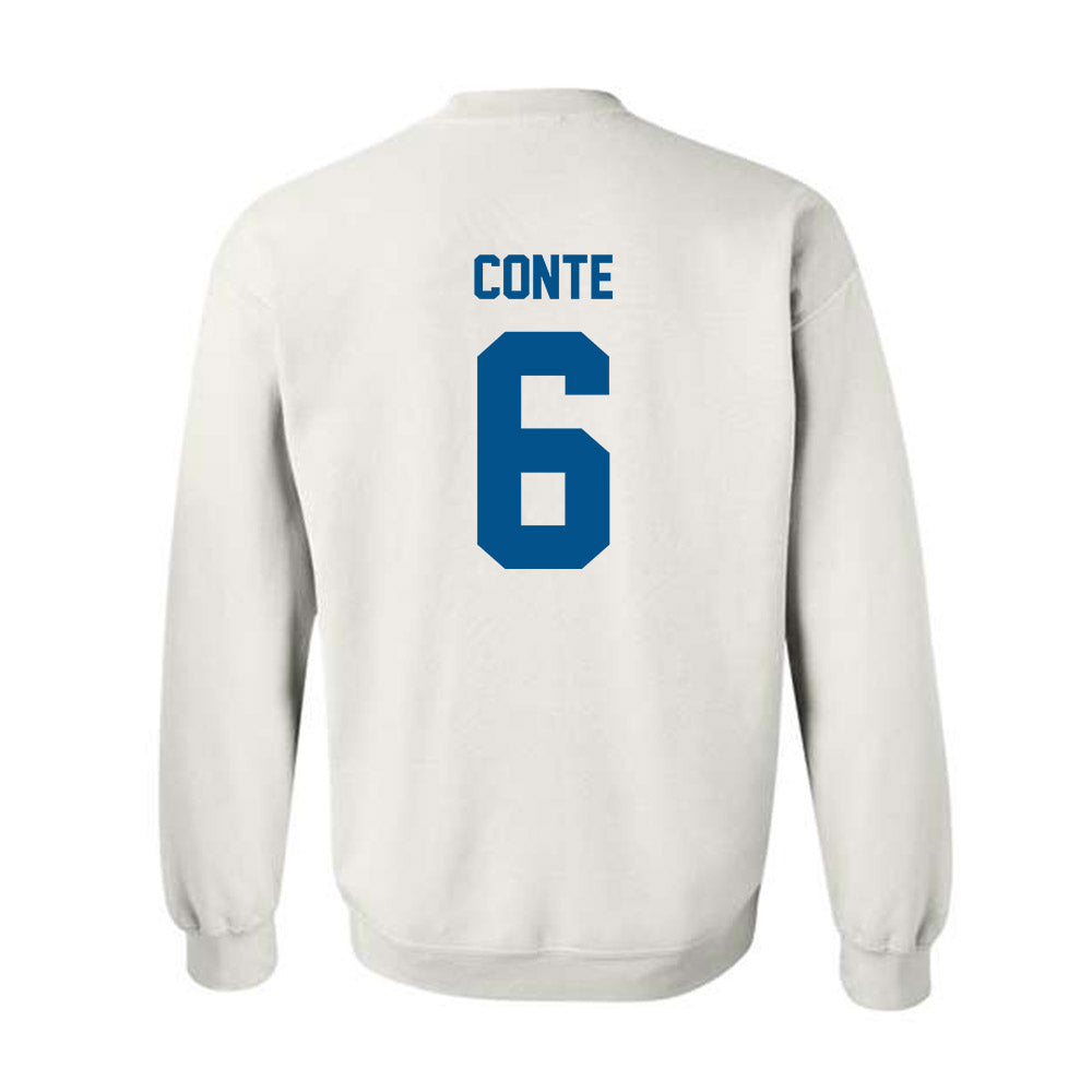 Delaware - NCAA Men's Lacrosse : Scott Conte - Classic Fashion Shersey Crewneck Sweatshirt-1
