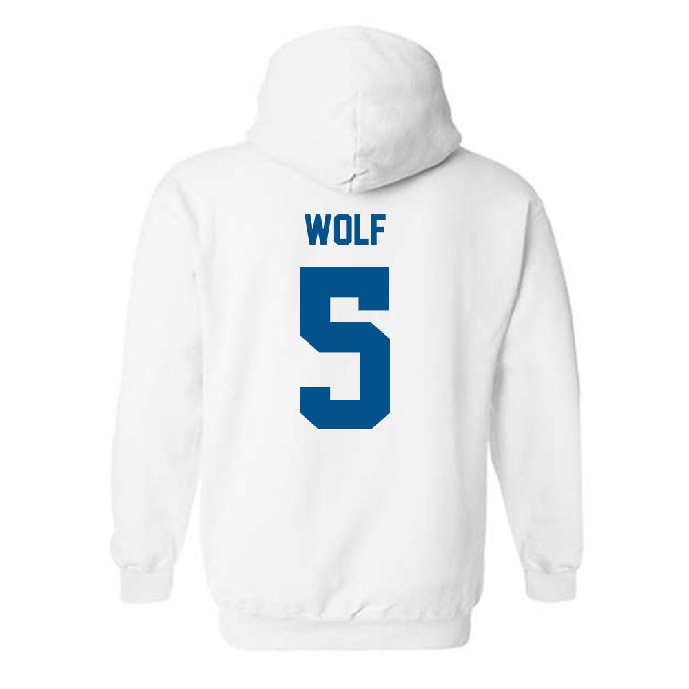 Delaware - NCAA Baseball : Jeremy Wolf - Classic Fashion Shersey Hooded Sweatshirt-1