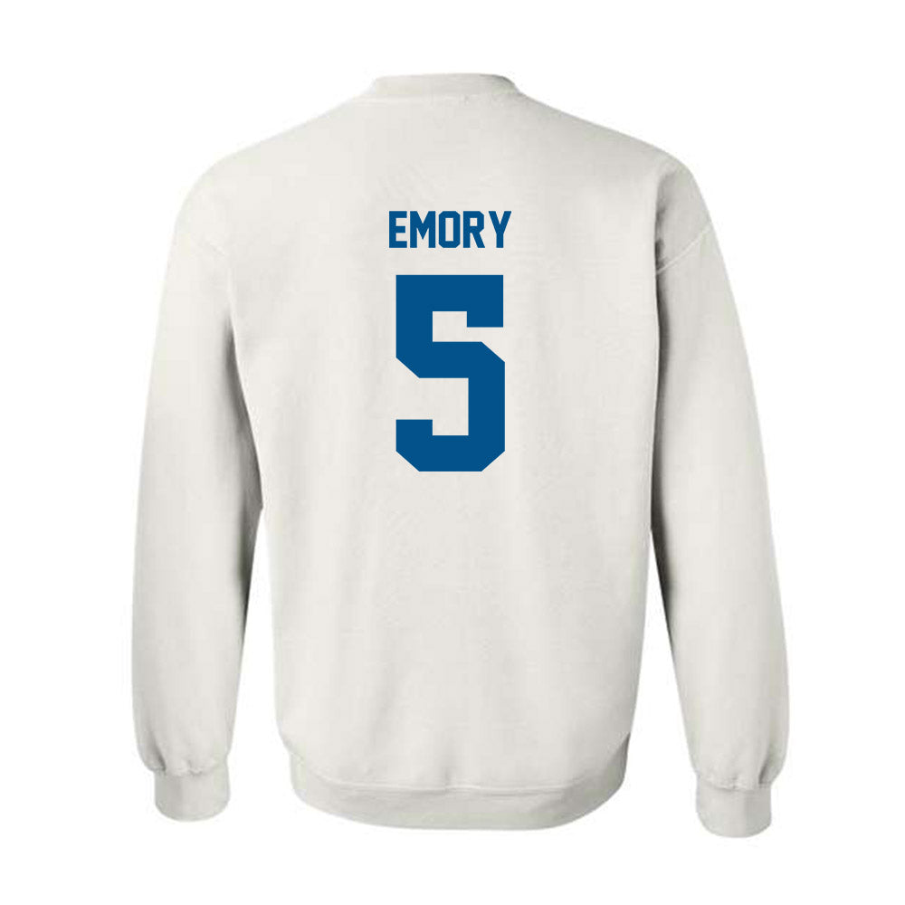 Delaware - NCAA Men's Basketball : Macon Emory - Classic Fashion Shersey Crewneck Sweatshirt-1