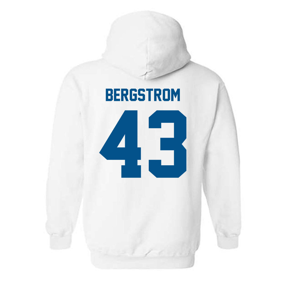 Delaware - NCAA Men's Lacrosse : Wells Bergstrom - Classic Fashion Shersey Hooded Sweatshirt-1