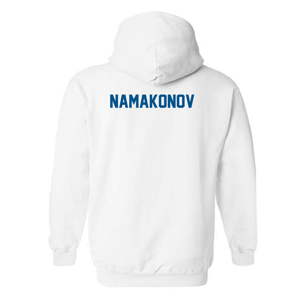 Delaware - NCAA Men's Swimming & Diving : Matvei Namakonov - Classic Fashion Shersey Hooded Sweatshirt-1