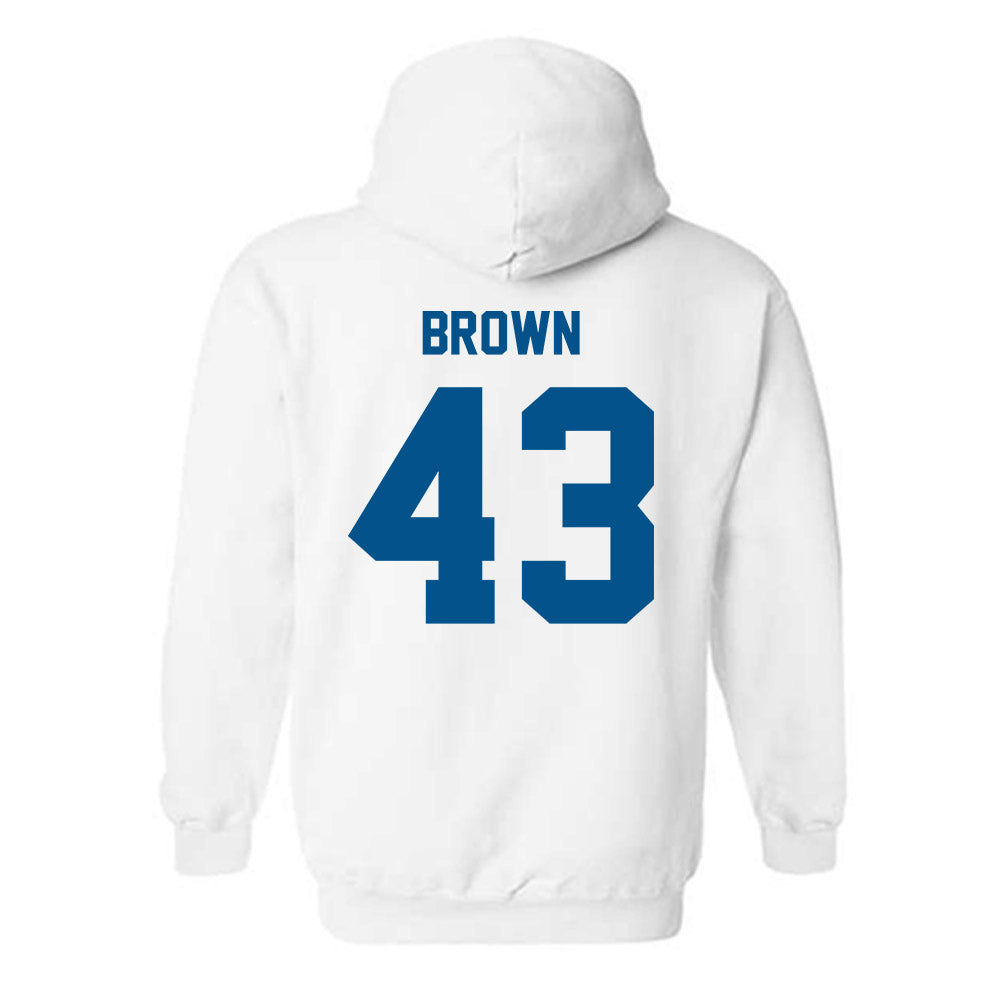Delaware - NCAA Football : Luke Brown - Classic Fashion Shersey Hooded Sweatshirt