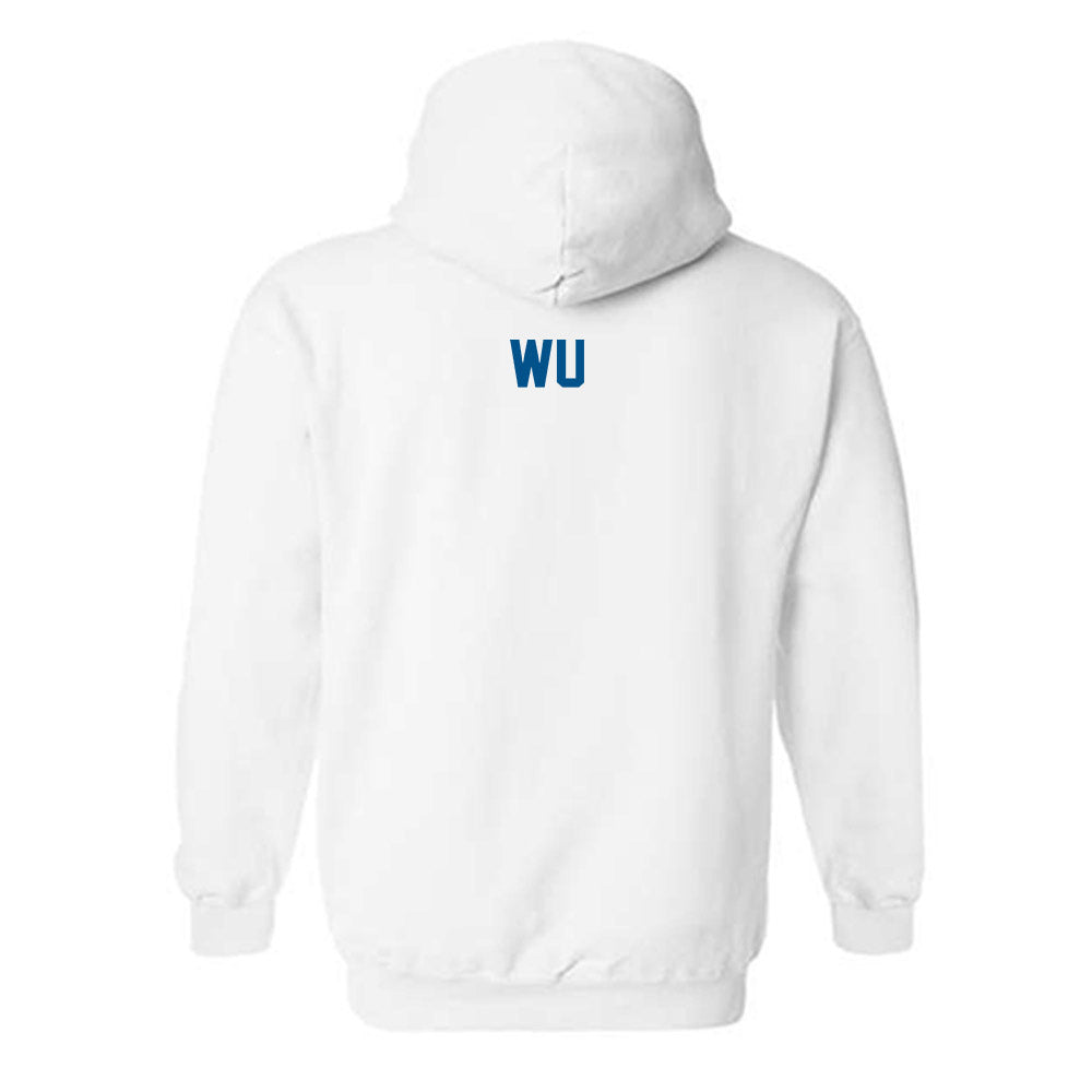 Delaware - NCAA Men's Golf : Cheng-En Wu - Classic Fashion Shersey Hooded Sweatshirt-1