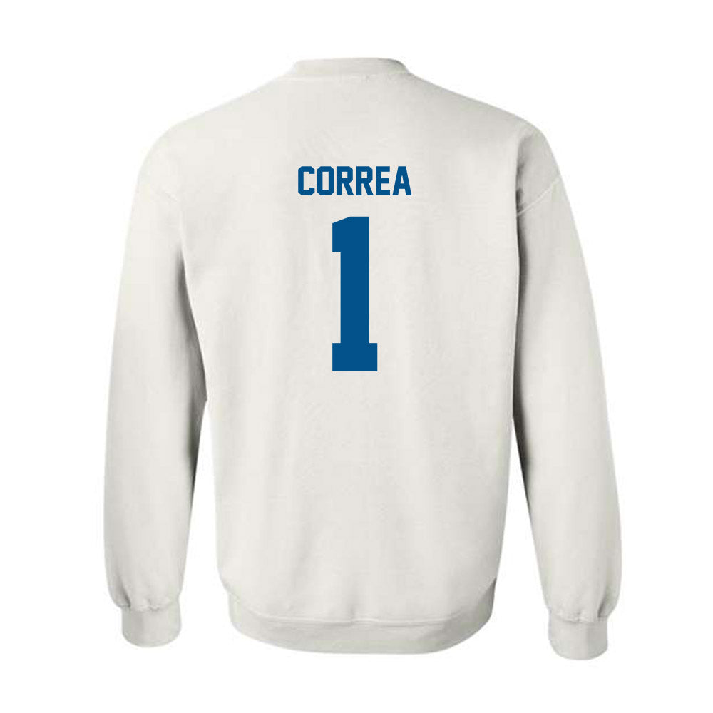 Delaware - NCAA Women's Basketball : Kailah Correa - Classic Fashion Shersey Crewneck Sweatshirt-1