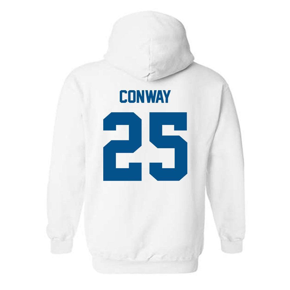 Delaware - NCAA Baseball : Elias Conway - Classic Fashion Shersey Hooded Sweatshirt