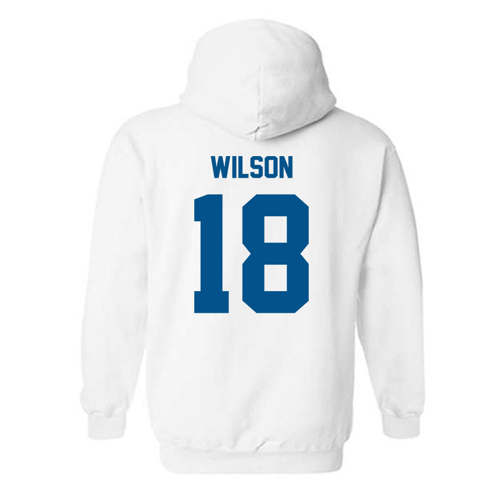 Delaware - NCAA Football : Sean Wilson - Classic Fashion Shersey Hooded Sweatshirt-1