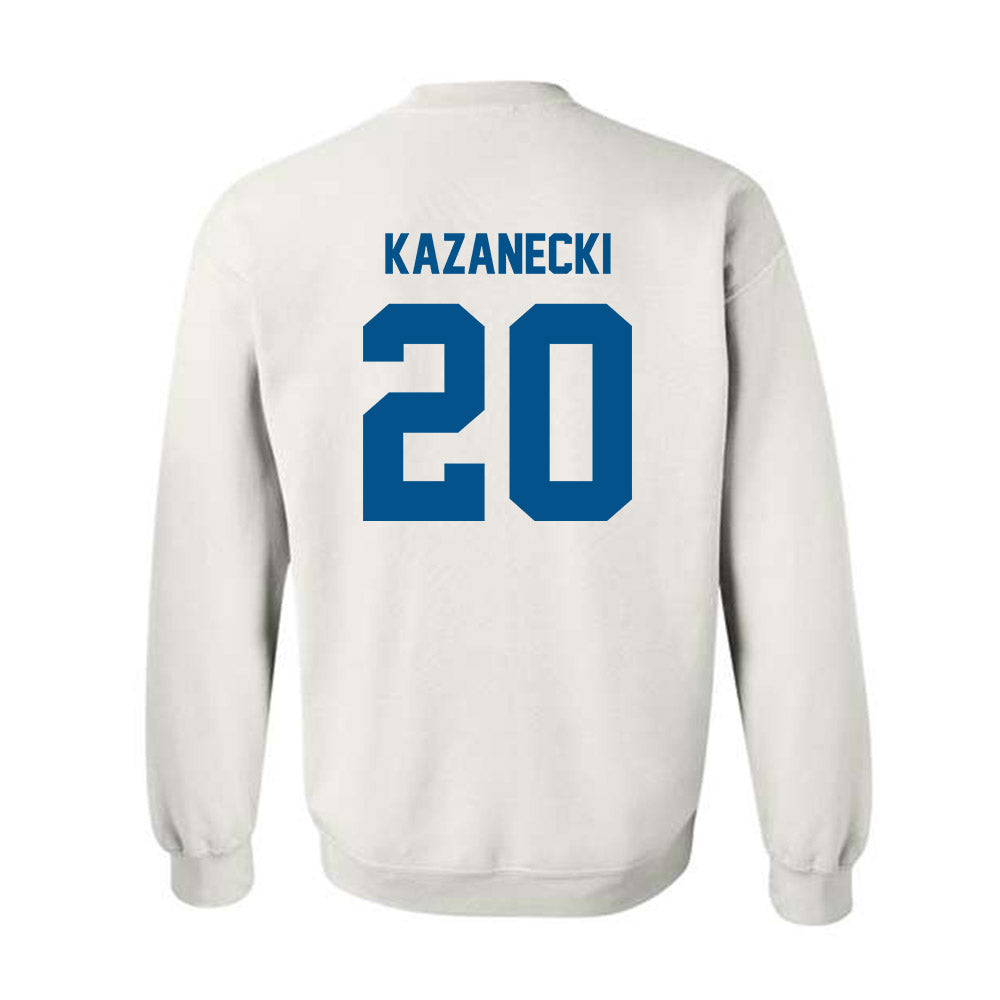 Delaware - NCAA Men's Basketball : Alex Kazanecki - Classic Fashion Shersey Crewneck Sweatshirt-1