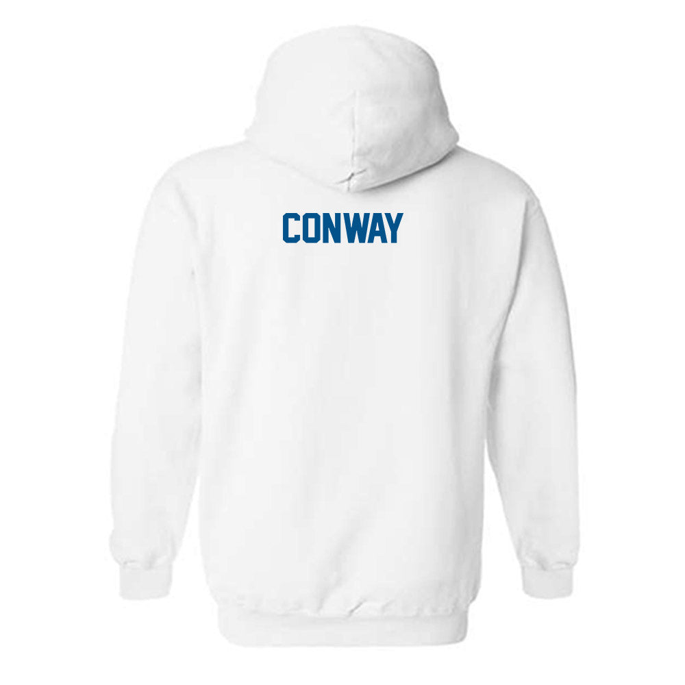 Delaware - NCAA Women's Track & Field : Laurel Conway - Classic Fashion Shersey Hooded Sweatshirt-1