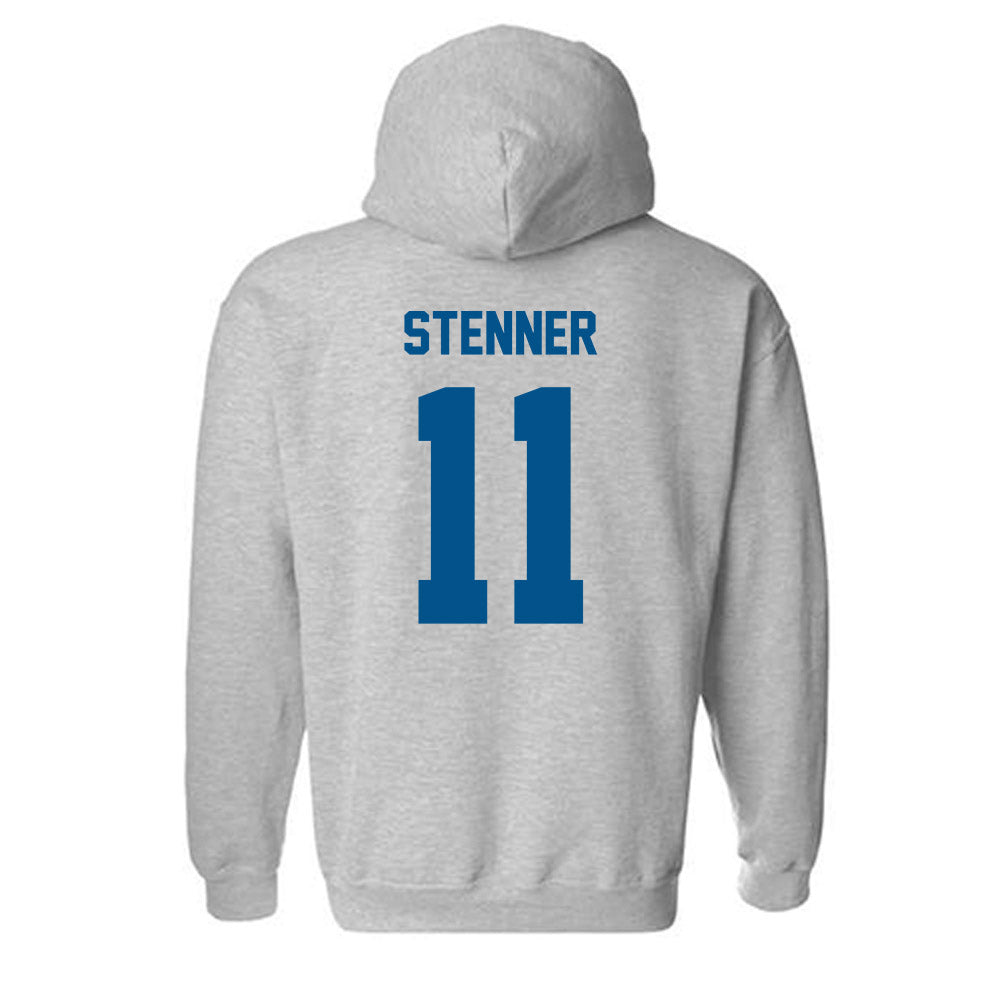 Delaware - NCAA Men's Soccer : Marius Stenner - Classic Fashion Shersey Hooded Sweatshirt-1