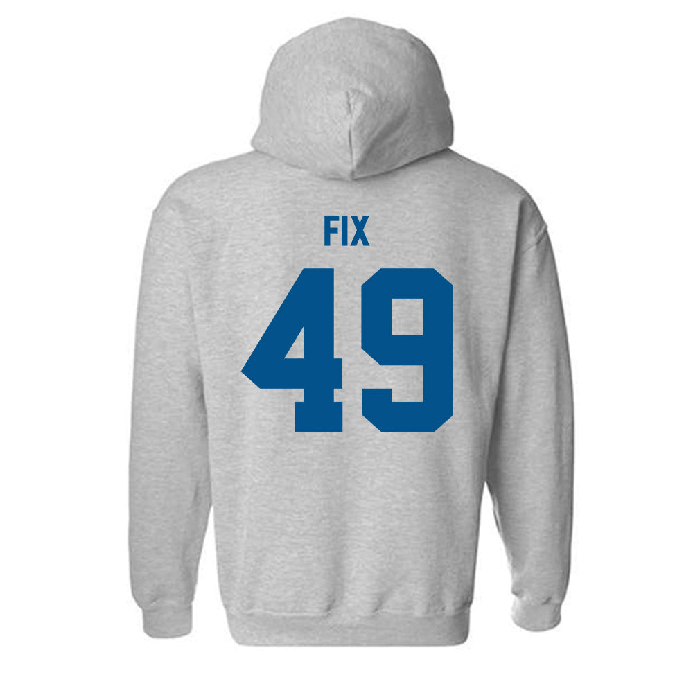 Delaware - NCAA Men's Lacrosse : Franky Fix - Classic Fashion Shersey Hooded Sweatshirt-1