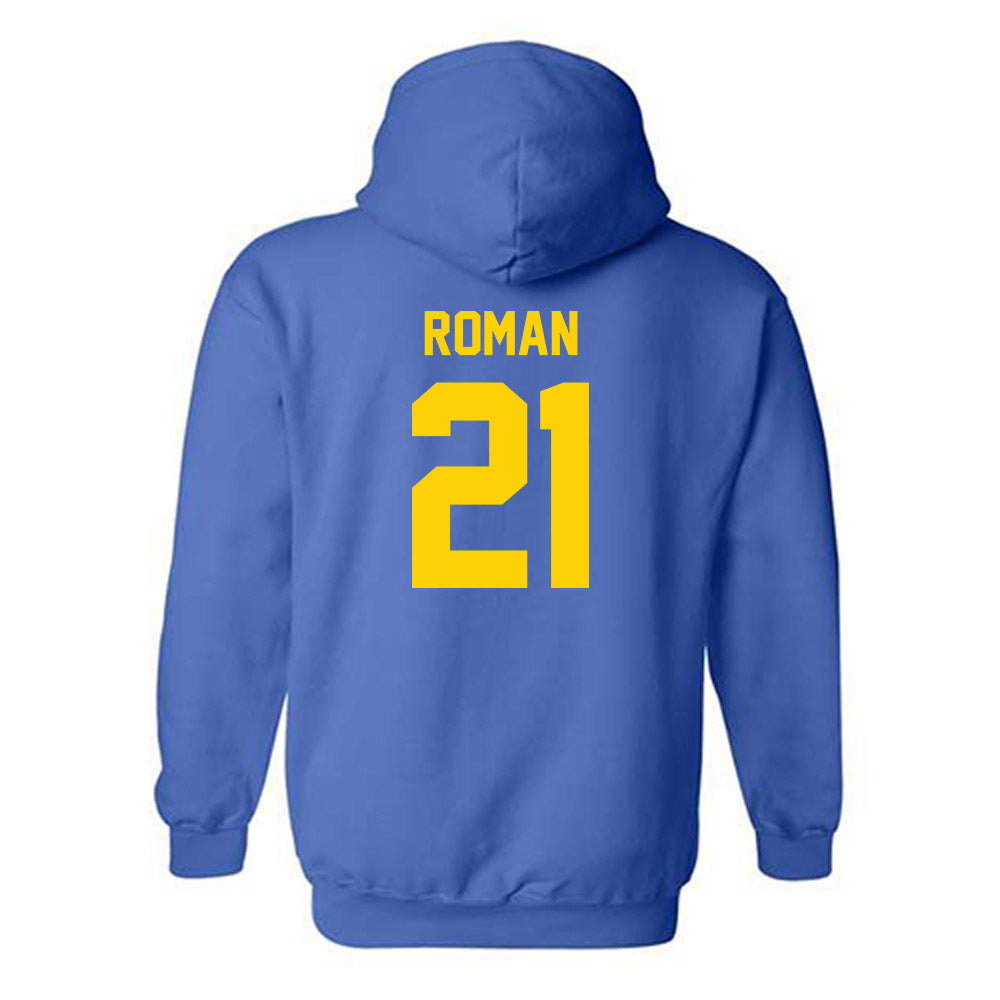 Delaware - NCAA Ice Hockey : Billi Roman - Classic Shersey Hooded Sweatshirt-1