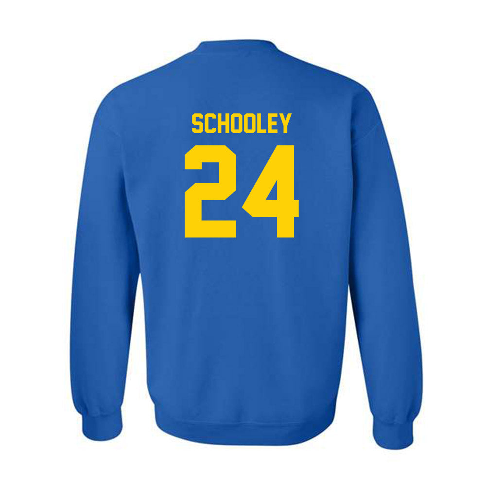 Delaware - NCAA Ice Hockey : Taylor Schooley - Classic Shersey Crewneck Sweatshirt-1